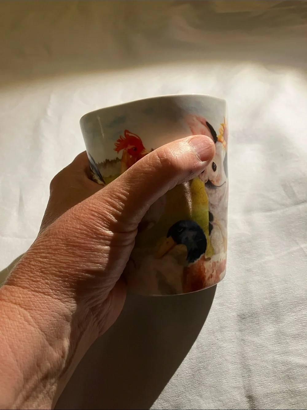 Pier one 16 ounce farm animal mug